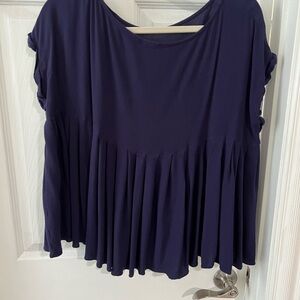 Navy Blue Women's Top